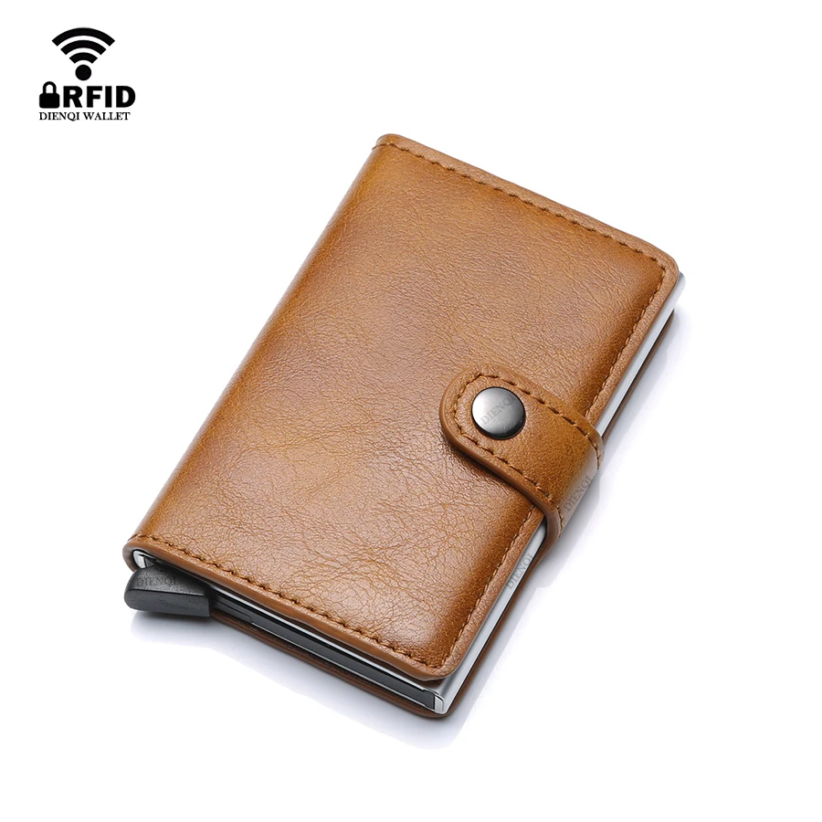 Card Top Loader - Tarjetero de Metal Rfid para visita,