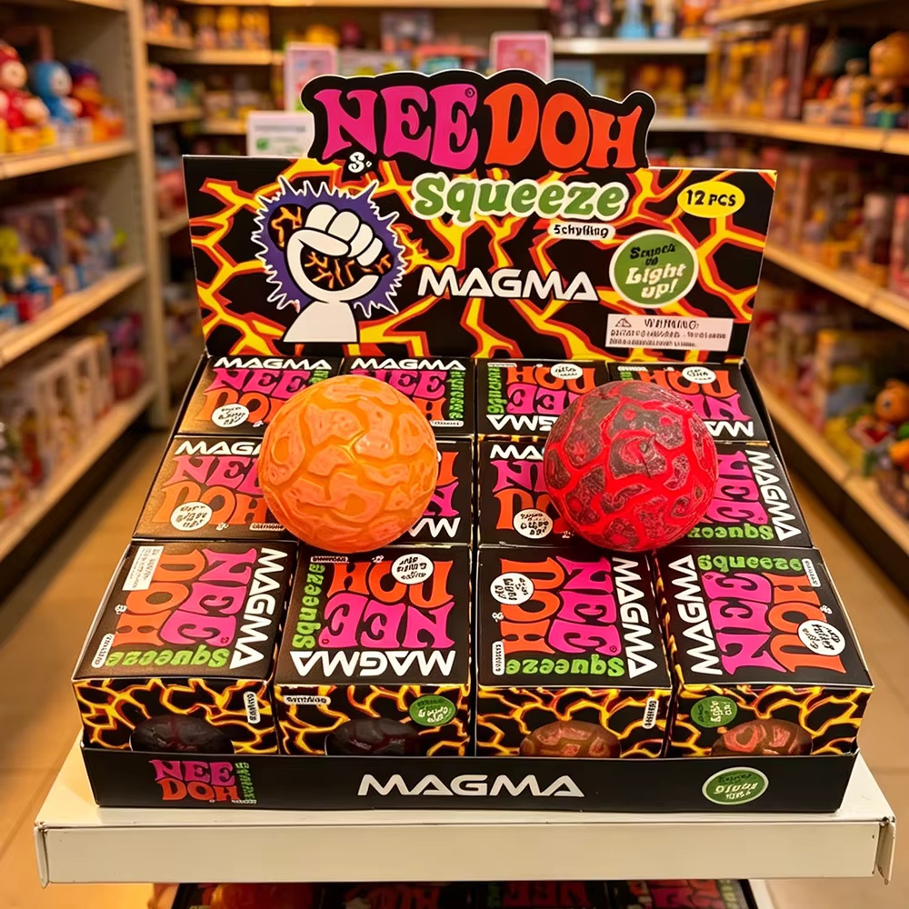 Fidget Cube Original - Nuevo Producto NeeDoh Glitter Magma Ball