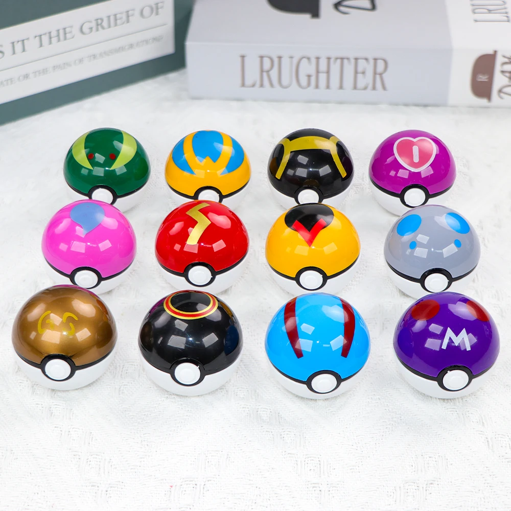 Vinyl Figure Blank - 12 Uds. de Pokébolas de Pokémon,