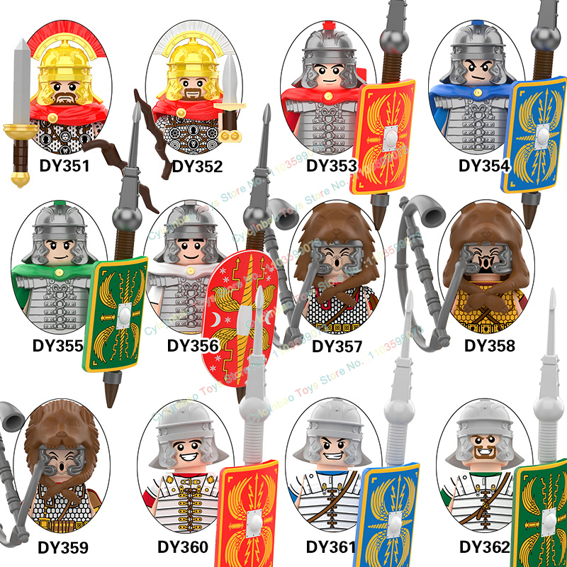 Lego Minifigure Holder - Caballero militar Medieval legión Hoplite Centurion