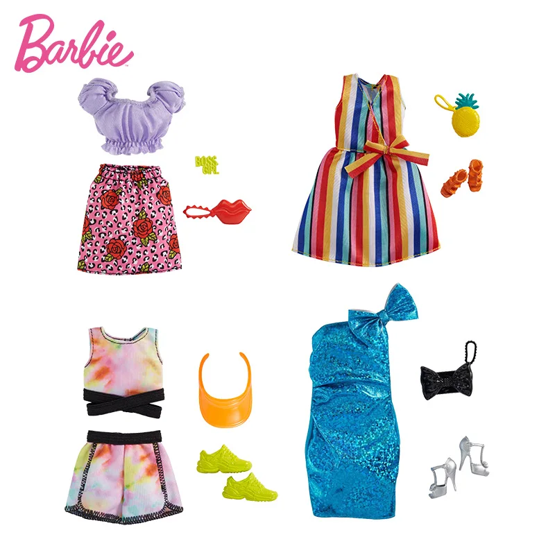 Mattel Toy Barbie - Ropa de muñeca Barbie Mattel Original,