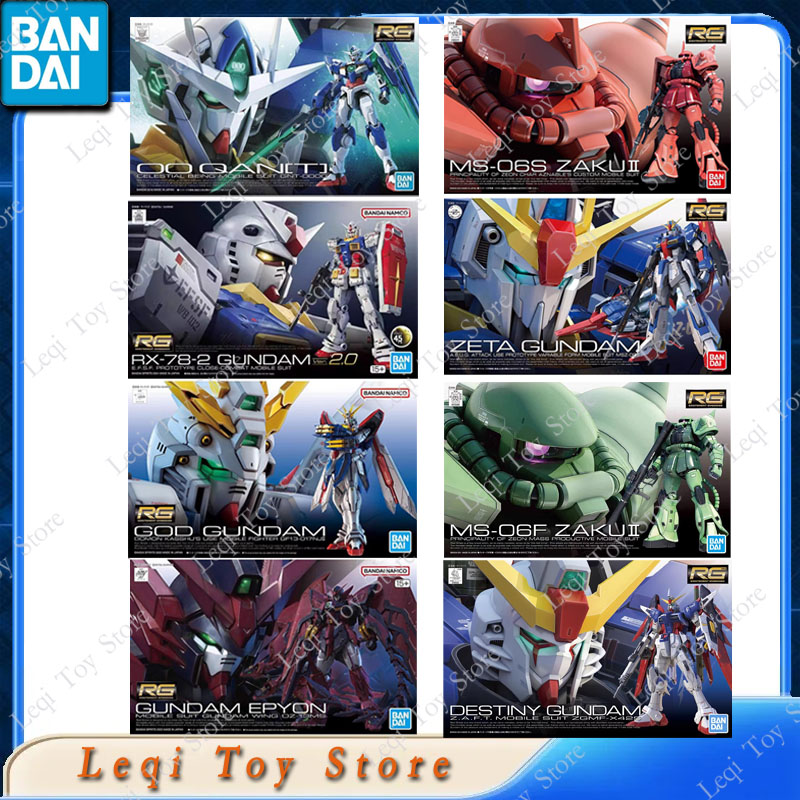 Bandai Model Gundam Rg - Figuras de Acción Originales de Bandai
