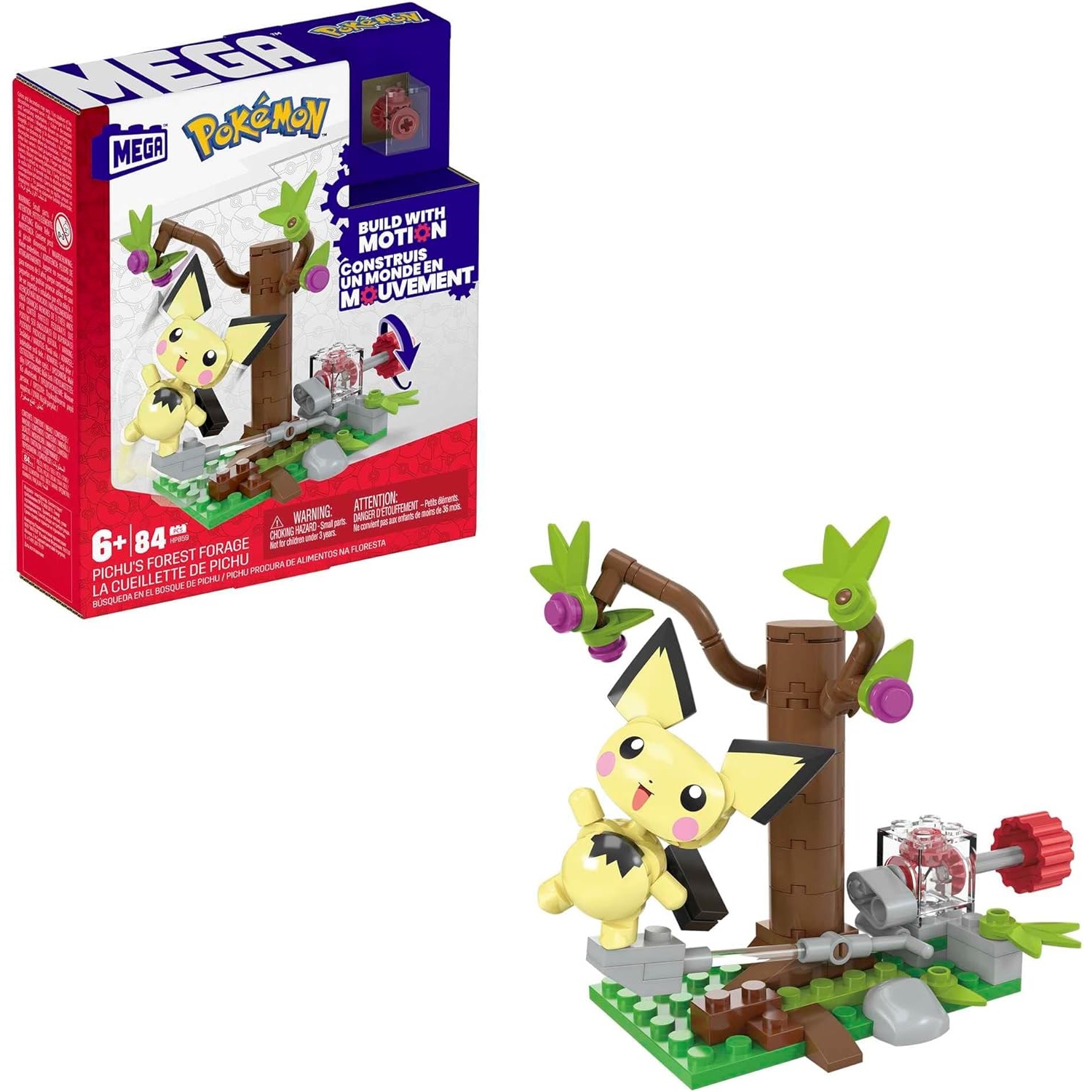 Lego Set Technic - Mega Pokemon Quest en Pichu Forest,