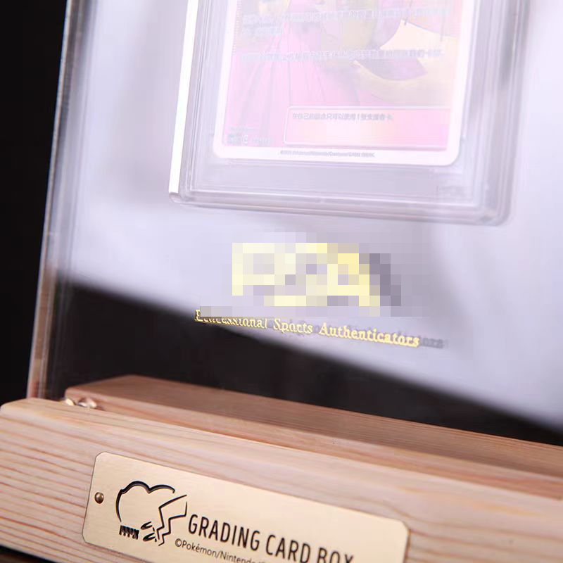 Base de Madera Sólida para Exh - Graded Card Display reseña y precio