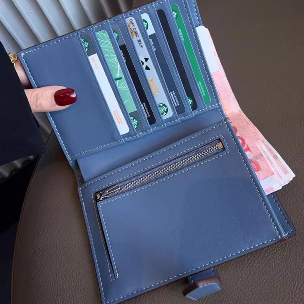 Cartera de cuero de lujo para  - Card Top Loader reseña y precio