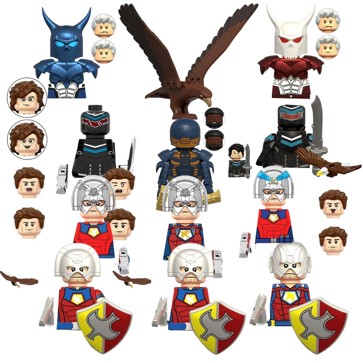 SuicideSquad Peacemaker, Dragó - Lego Minifigure Holder reseña y precio