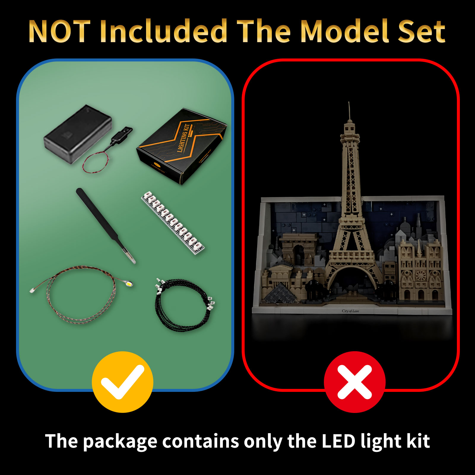 Kit de iluminación LED LYBMTWF - Lego Set City reseña y precio