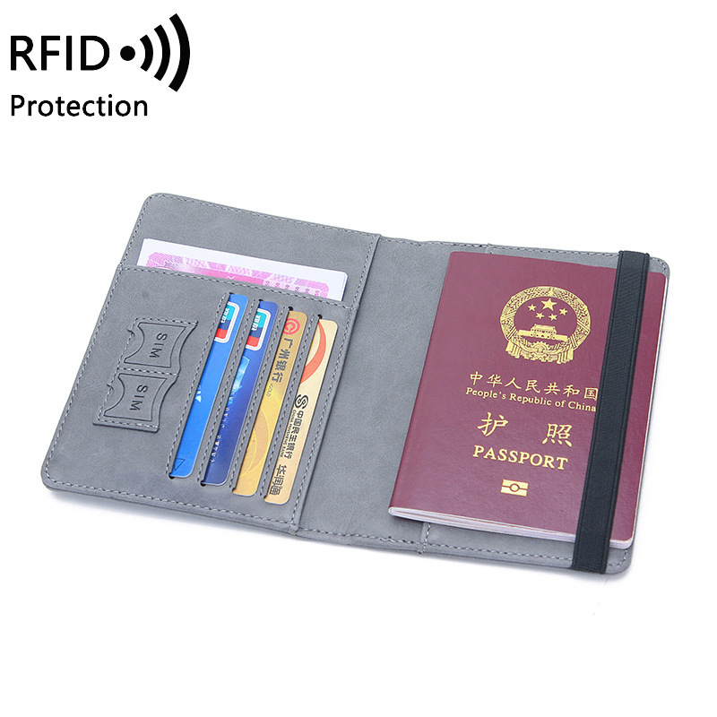 Porta pasaporte unisex de cuer - Card Top Loader reseña y precio