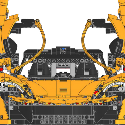 Coche Deportivo Amarillo Ensam - Lego Set Technic reseña y precio