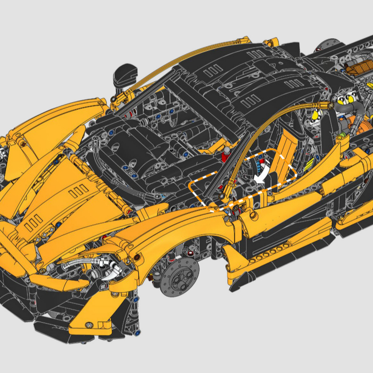 Coche Deportivo Amarillo Ensam - Lego Set Technic reseña y precio