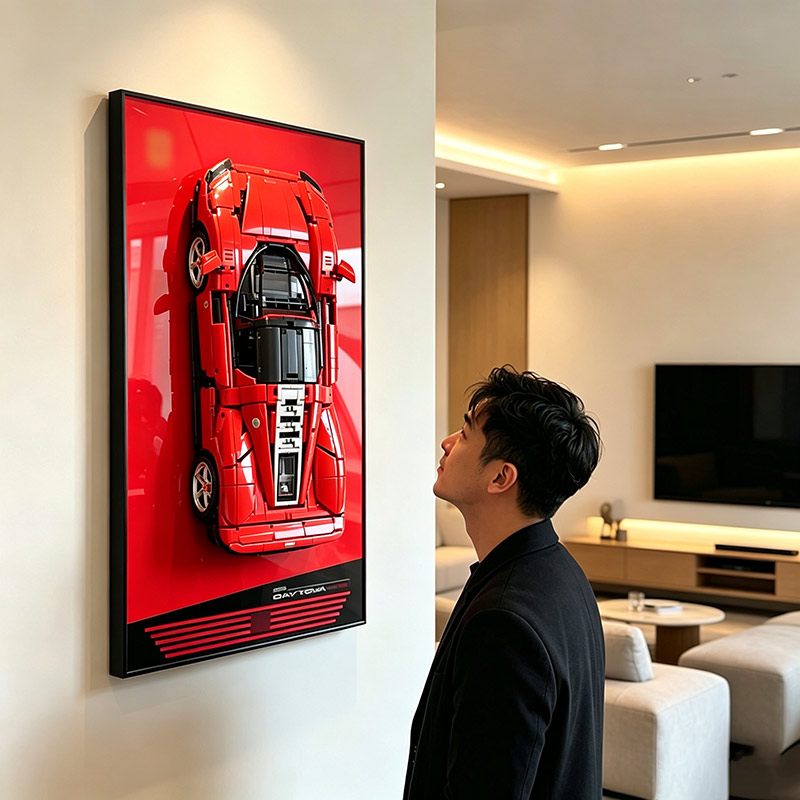 Estante de exhibición de fondo - Lego Set Technic reseña y precio