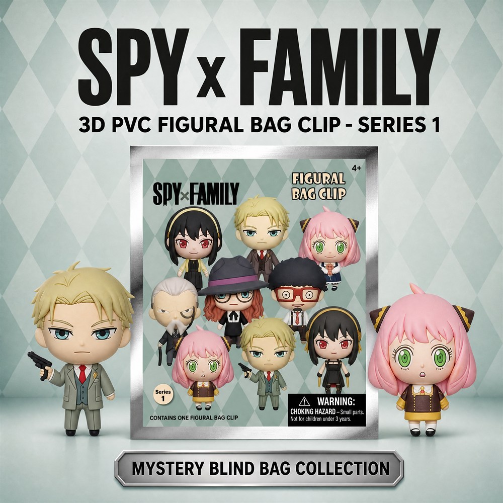 Spy x Family Llavero con Clip  - Mystery Box Blind Bag reseña y precio