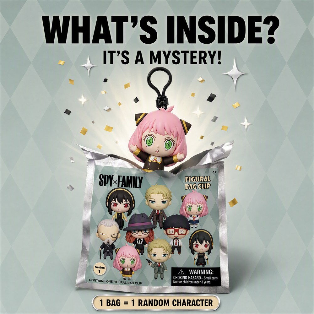 Spy x Family Llavero con Clip  - Mystery Box Blind Bag reseña y precio