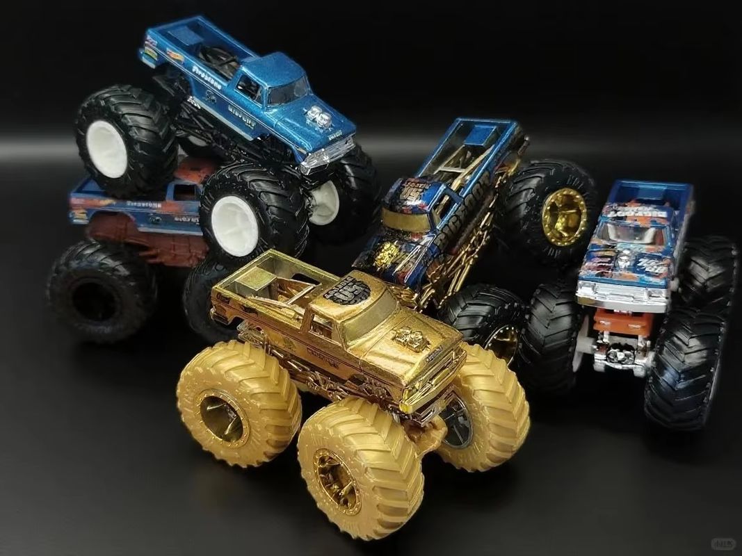 Hot Wheels Monster Truck Set d - Hot Wheels Car Monster Trucks reseña y precio