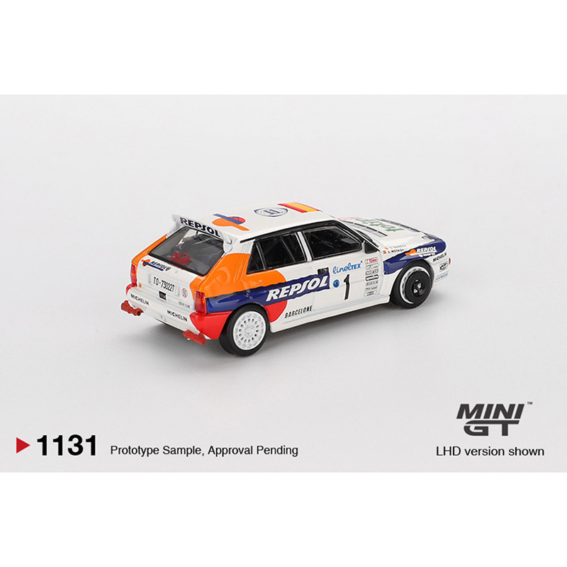 MINIGT 1131 1:64 Lancia Delta  - Die Cast Car 1 64 reseña y precio