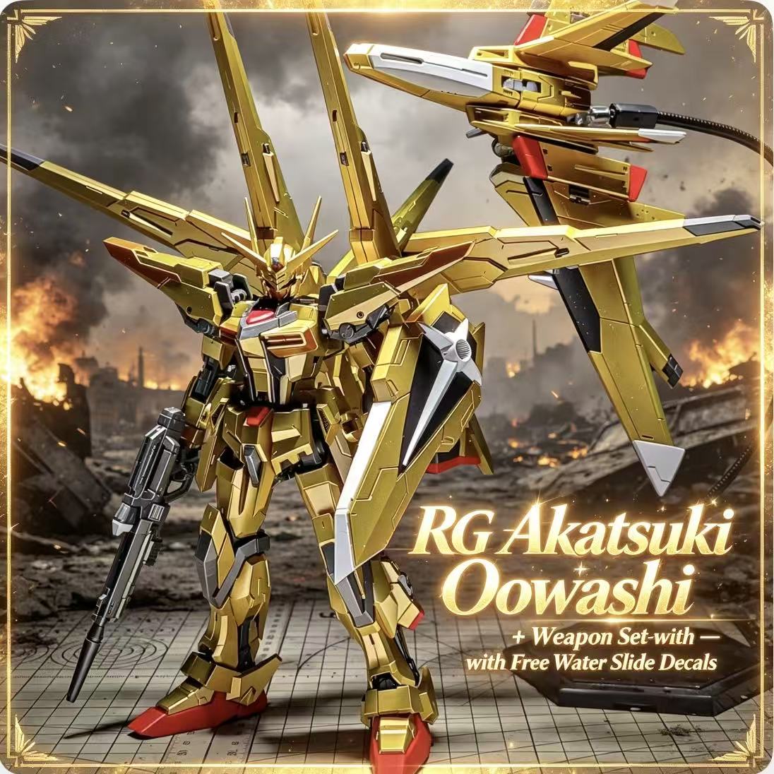 RG41 1/144 ORB-01 Akatsuki Oow - Bandai Model Gundam Rg reseña y precio