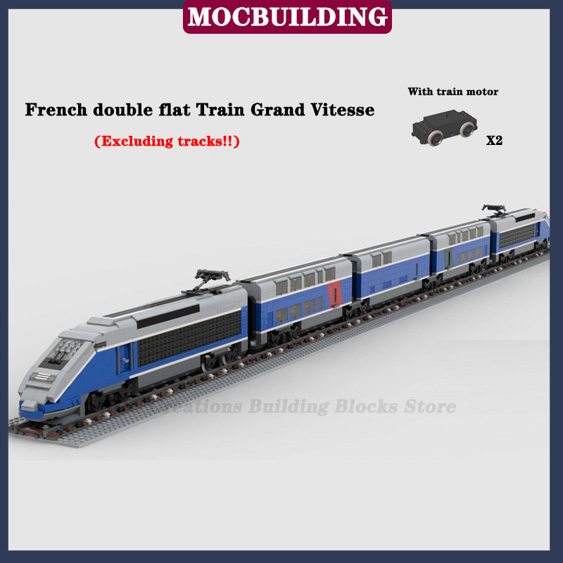 MOC City-tren diésel clase 220 - Lego Set City reseña y precio