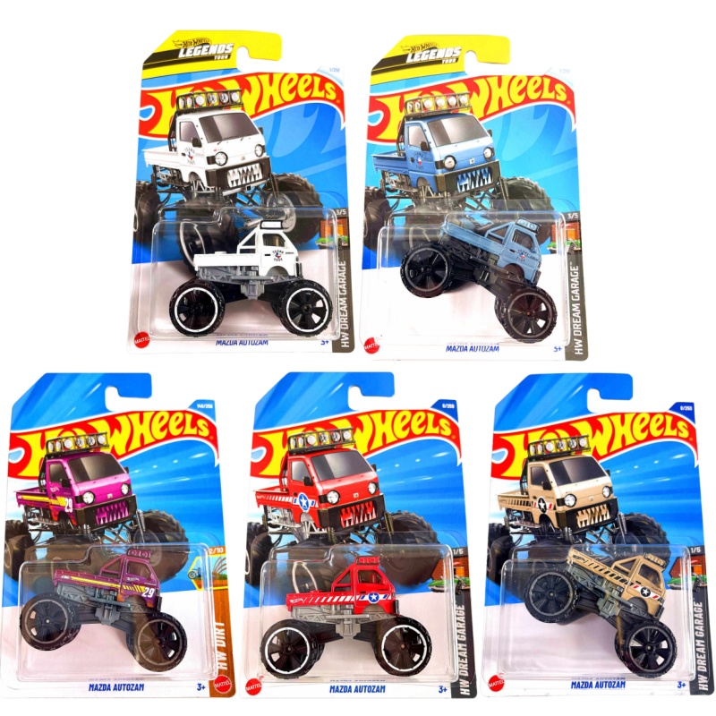 Hot Wheels Mazda Autozam - Cam - Hot Wheels Car Monster Trucks reseña y precio