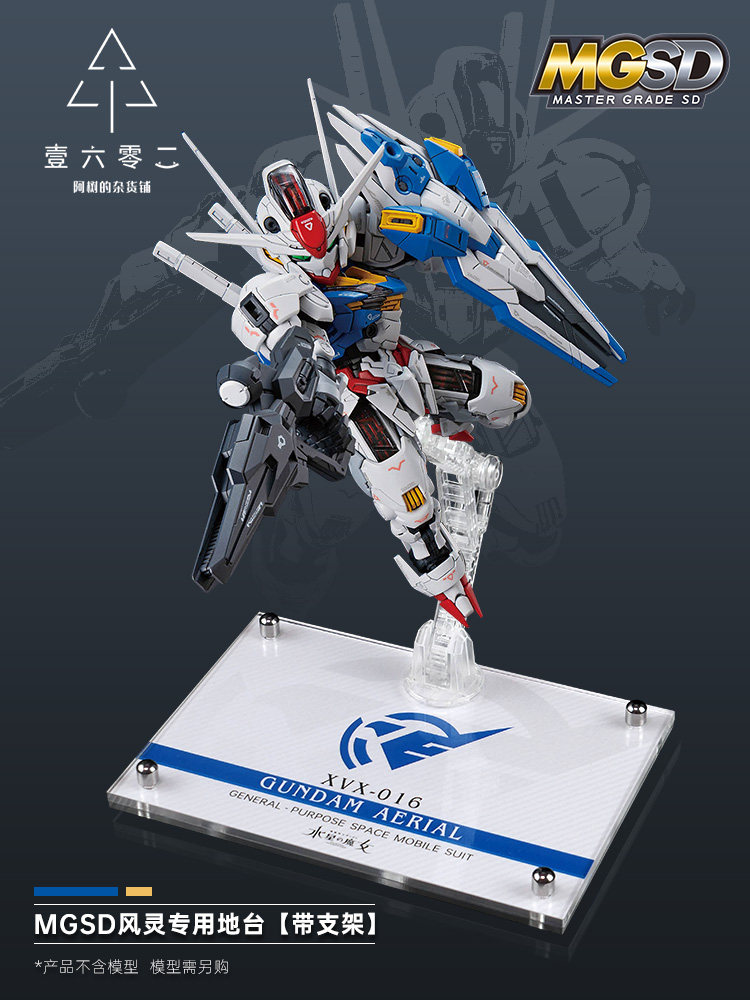 Base de exhibición transparent - Bandai Model Gundam Rg reseña y precio